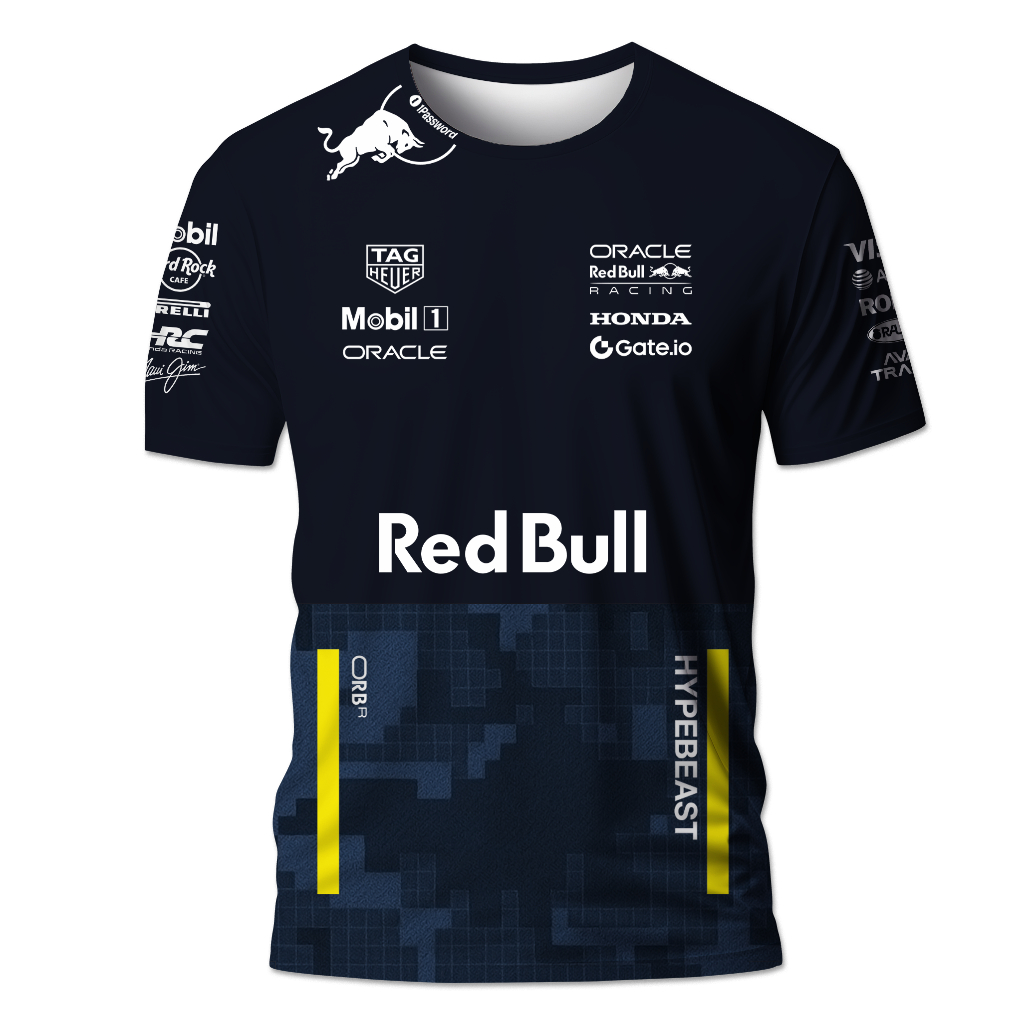 Camiseta Dryfit Formula 1 Redbull Max Verstappen Edição Singapura