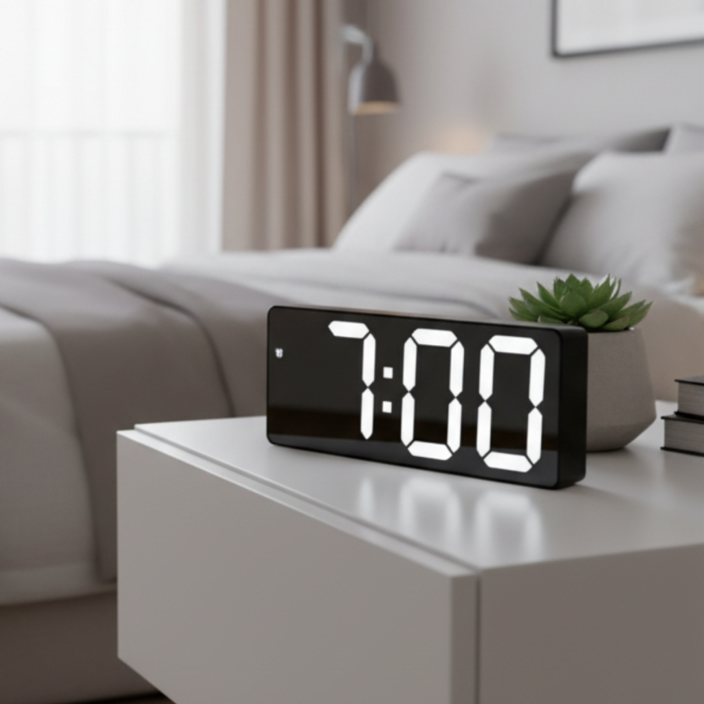Relógio Digital de Mesa LED com Alarme Despertador YN Clock | Shopee Brasil