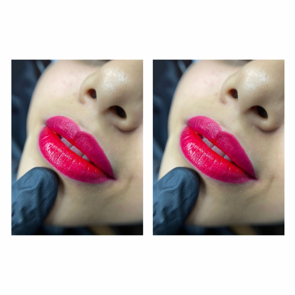 Henna Rena Labial Película Love Lips Vermelho Morango ou Rosa