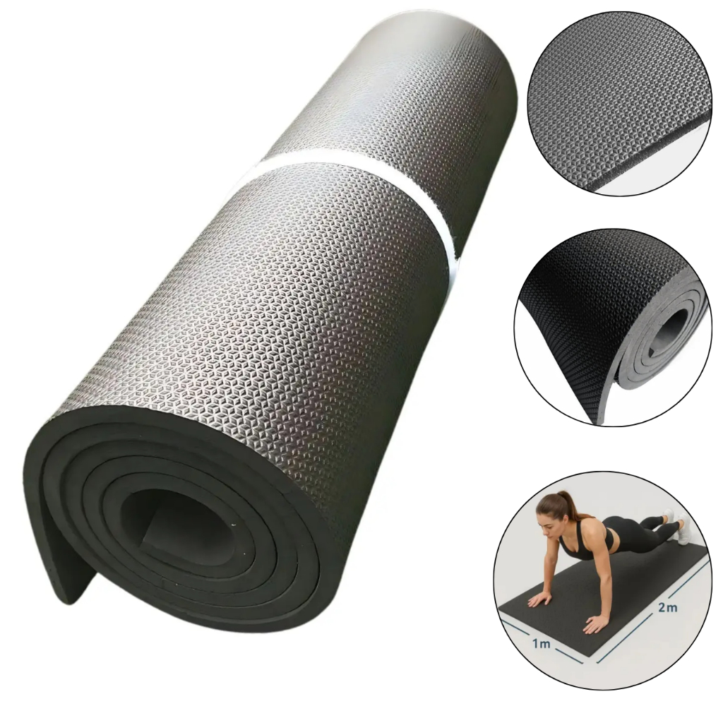 Manta Piso Eva 2x1 - 10mm Texturizado Tatame Borracha
