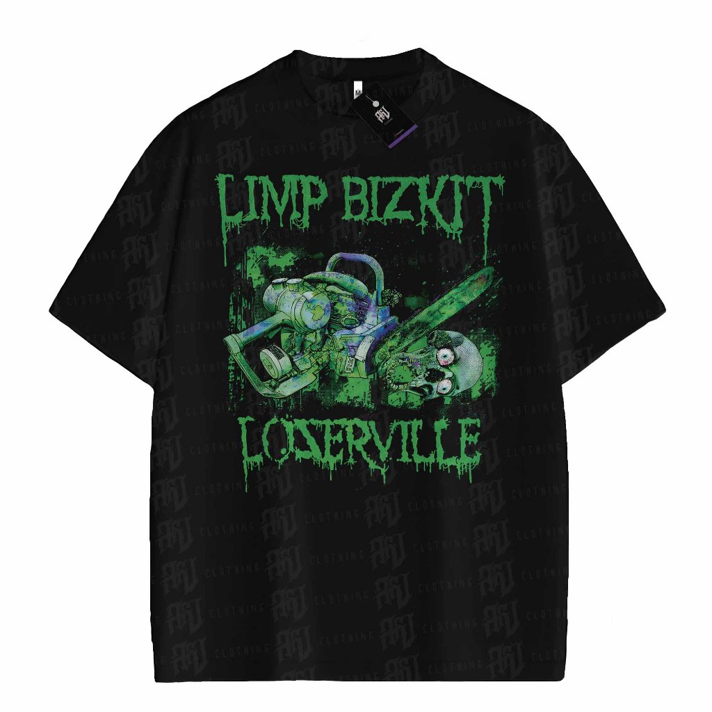 Camiseta Limp Bizkit Loserville Tour 2025 (com Datas) Oversized