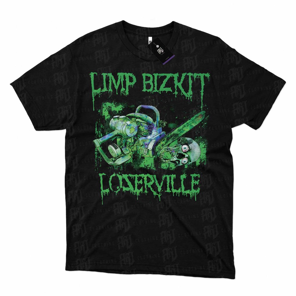 Camiseta Limp Bizkit Loserville Tour 2025 (com Datas) Oversized