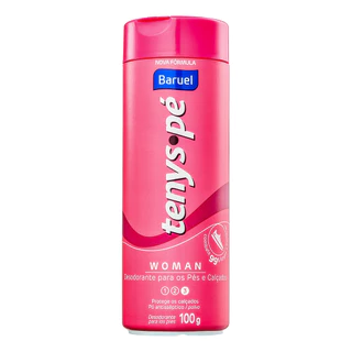 Desodorante para os Pés Tenys Pé Baruel em Pó Woman 100g em Oferta na Shopee