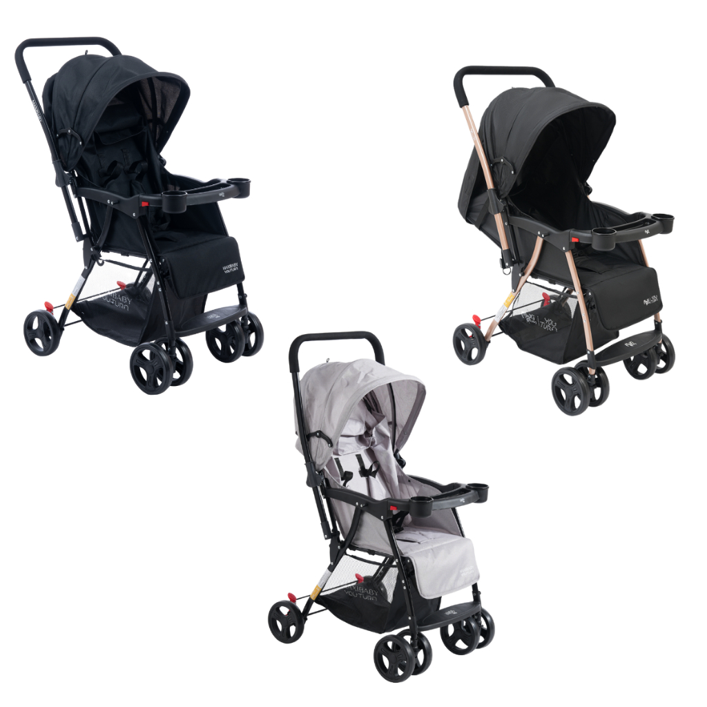 Carrinho de Bebê Com Alça Reversível YouTurn Maxi Baby | Shopee Brasil