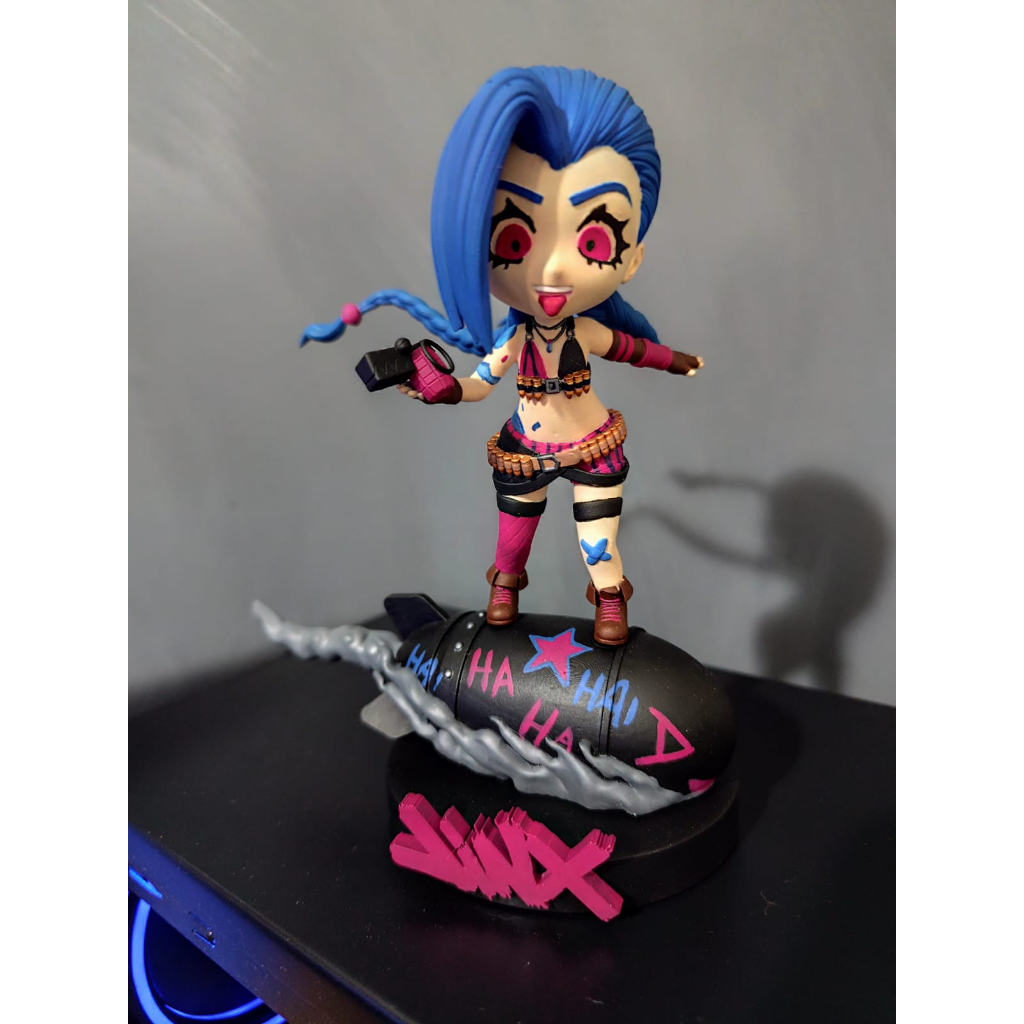 【未開封】League of Legend 【JINX】フィギュア League of Legends: Jinx 1:7 Scale PVC Figure | Amazon.com.br