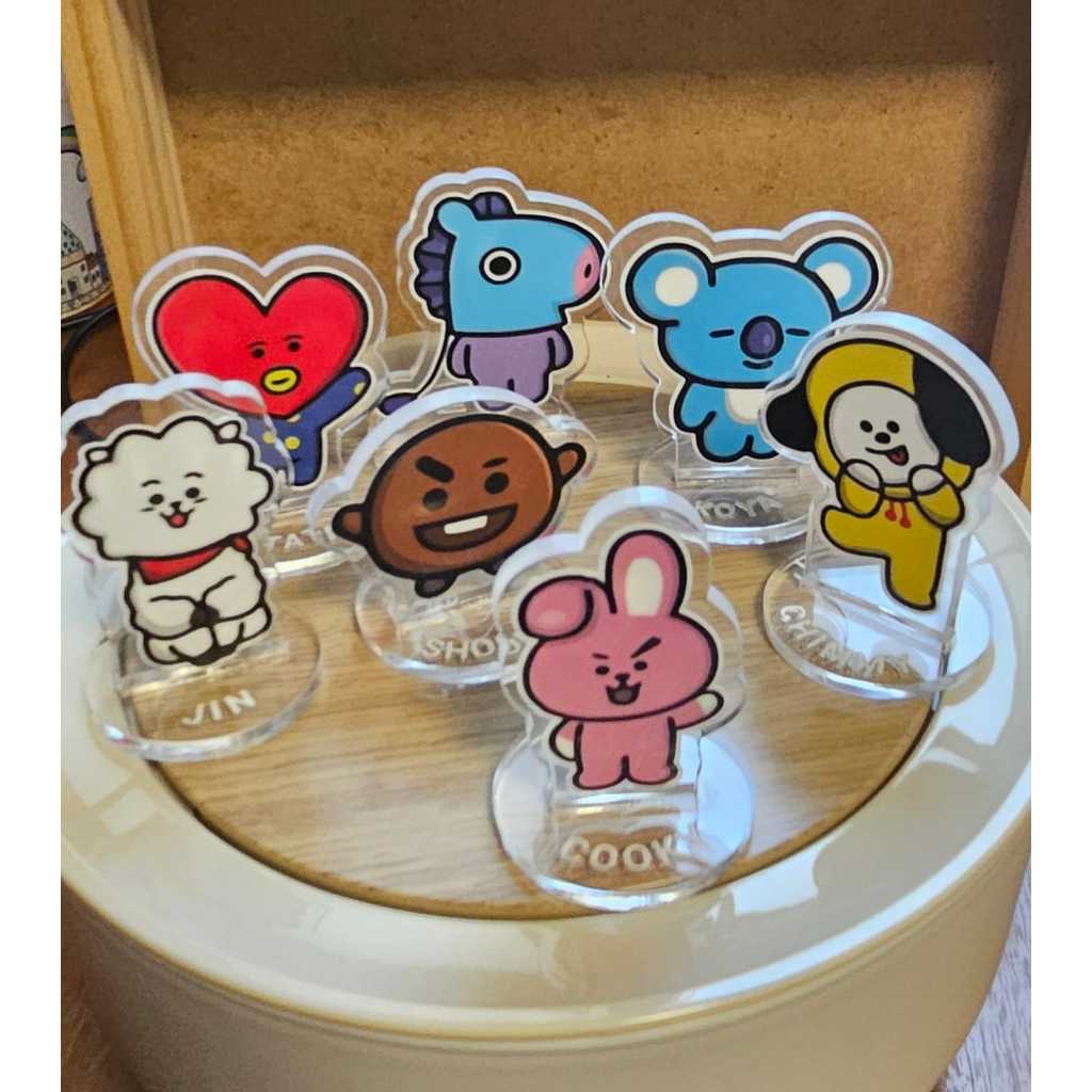 BTS Jimin V クオズ　アクキー Coleção bonecos ou plaquinha mascotes mascotinhos BTS 21 acrílico