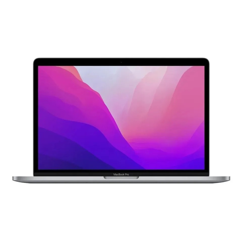 MacBook Pro 2020, MYD82BZ/A, Chip M1, 13.3'', 8GB, SSD-256GB, TouchBar - Cinza Espacial (Novo, com caixa aberta)