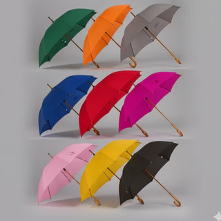 Guarda Chuva Premium Luxo Automático Reforçado Voyagem 1030L Cabo Madeira Portaria