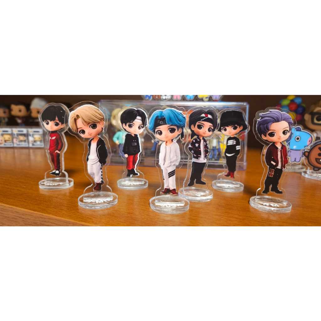 Coleção bonecos BTS acrílico coleção K-pop 7 peças dynamite
