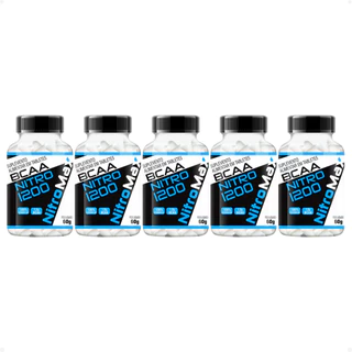 5x Bcaa 1.200mg - 60 Tabletes - aminoácido - Nitromax