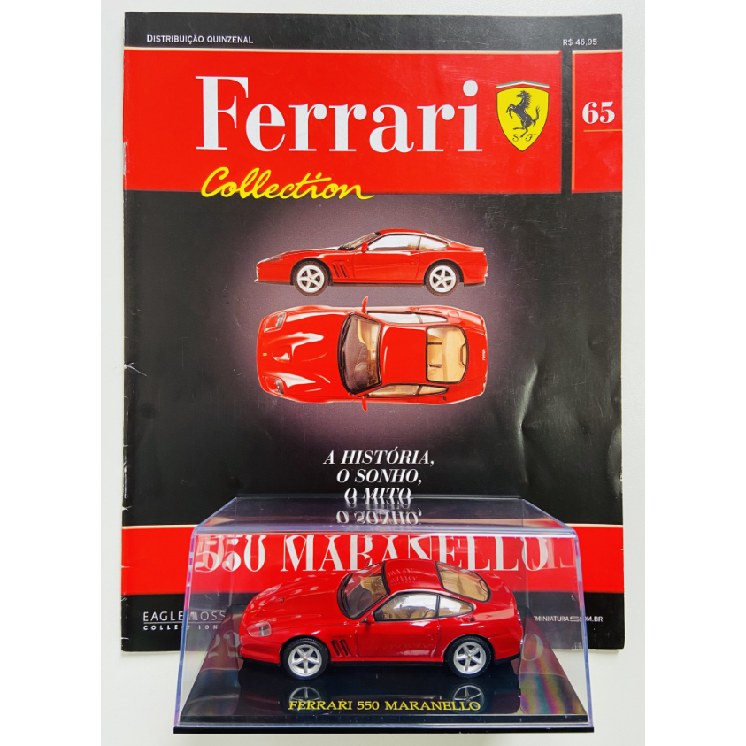 アシェットFerrari F1 Collection ミニカー No.１〜96 Miniatura Ferrari 550 Maranello (1996) - Ferrari Collection - F1