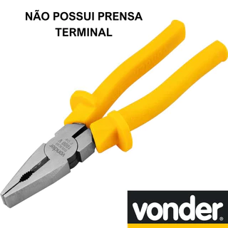 Alicate Universal 8" Vonder Eletrecista Profissional 1.000 V | VONDER