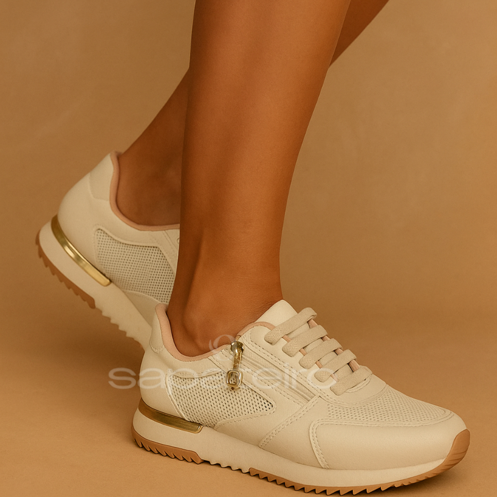 Tênis Feminino Modare Chunky Ultraconforto Ortopédico Casual Zíper