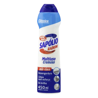Sapólio Radium Cremoso Clássico 450ml - Embalagem com 12 Unidades em Oferta na Shopee