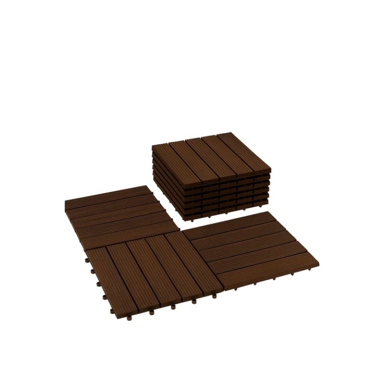 KIT 06 DECK MODULAR PLASTICO - 0,60 X 0,90M