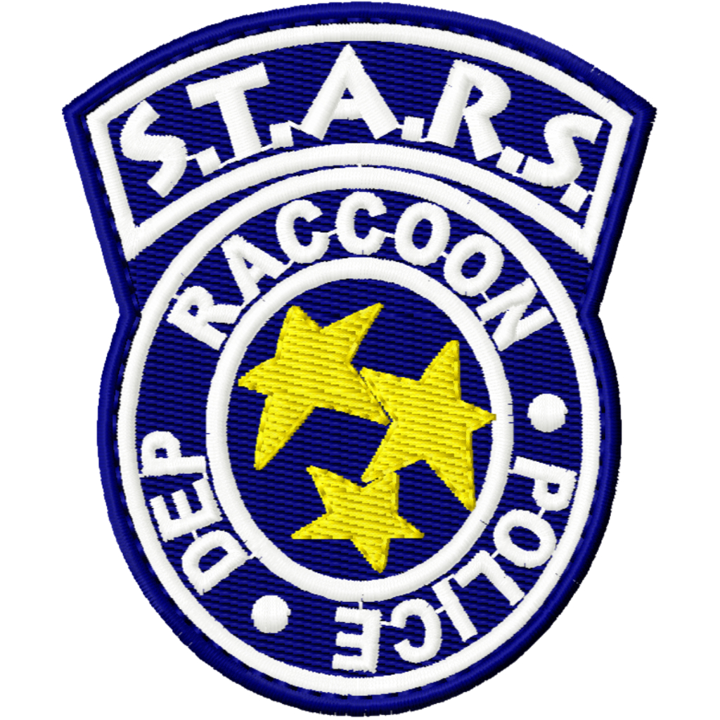 Patche Bordado STARS Raccoon Police (7,5x9cm)