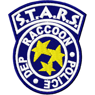 Patche Bordado STARS Raccoon Police (7,5x9cm)