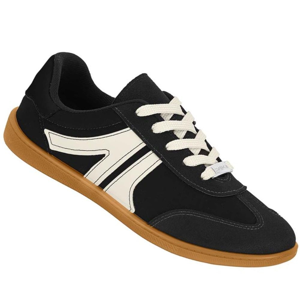 Tênis Feminino Moleca 5605.472 Casual Confortável Baixo Nobuck
