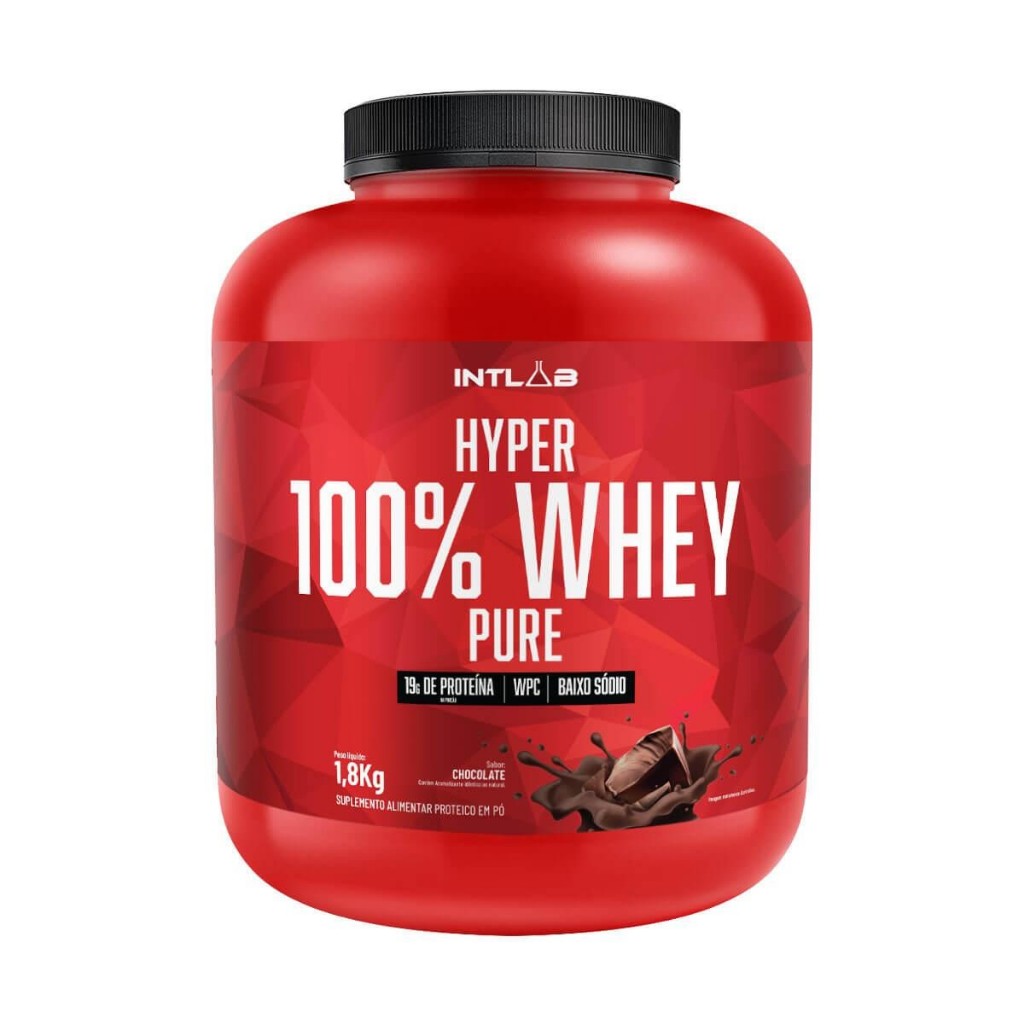 Hyper 100% Whey Pure INTLAB 1,8Kg – Sabor Chocolate – Proteína ...