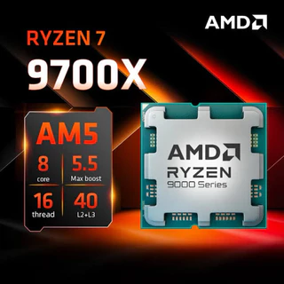 PROCESSADOR RYZEN 7 9700X up 5.5ghz OEM - NOVO - S/CAIXA - S/ COOLER - COM VÍDEO INTEGRADO