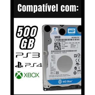 HD 500 GB, Ideal para PS3/PS4 e notebook (Saúde 100%)