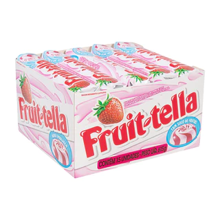 Bala Fruit tella Morango Embalagem com 15 Unidades em Oferta na Shopee