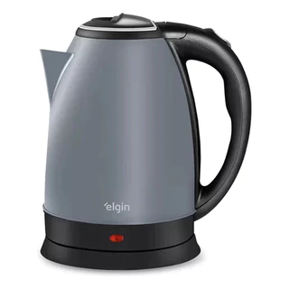 Chaleira Elétrica Inox Elgin Sem Fio 1,8 L Cinza Lunar Café Chá Água Quente em Oferta na Shopee