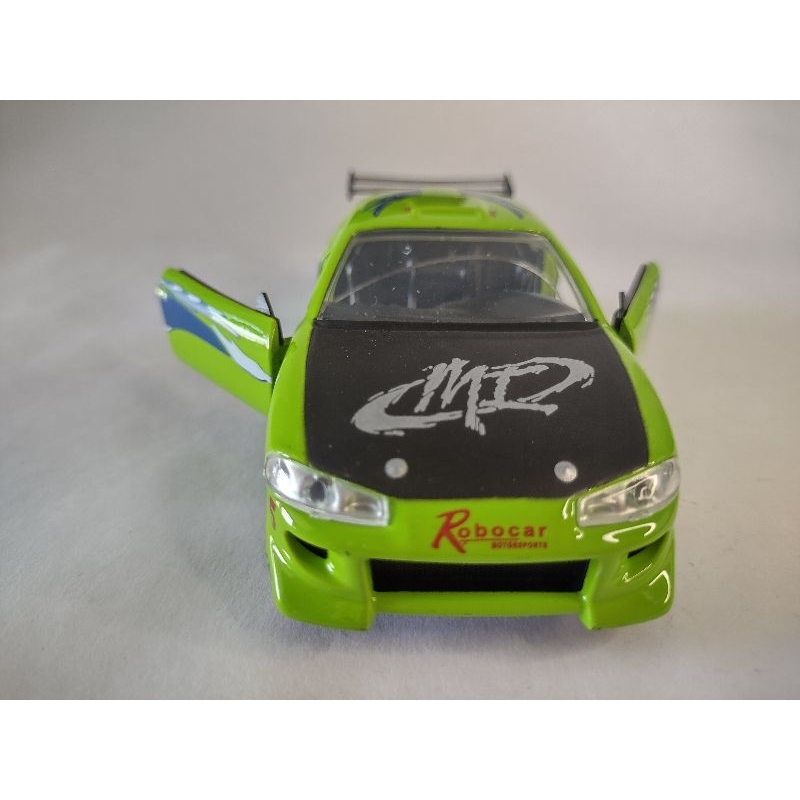 Miniatura Mitsubishi Eclipse Velozes e Furiosos 1:32 | Shopee Brasil