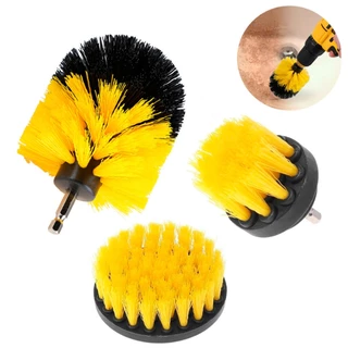 Kit 3 Escovas de Limpeza Profunda Rotativas para Furadeira