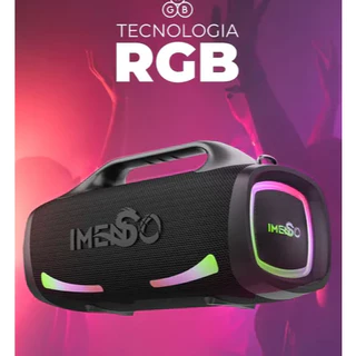 Caixa De Som BomBox Imenso X35 100w 24000mah Ipx6 respingos Dagua RBG em Oferta na Shopee