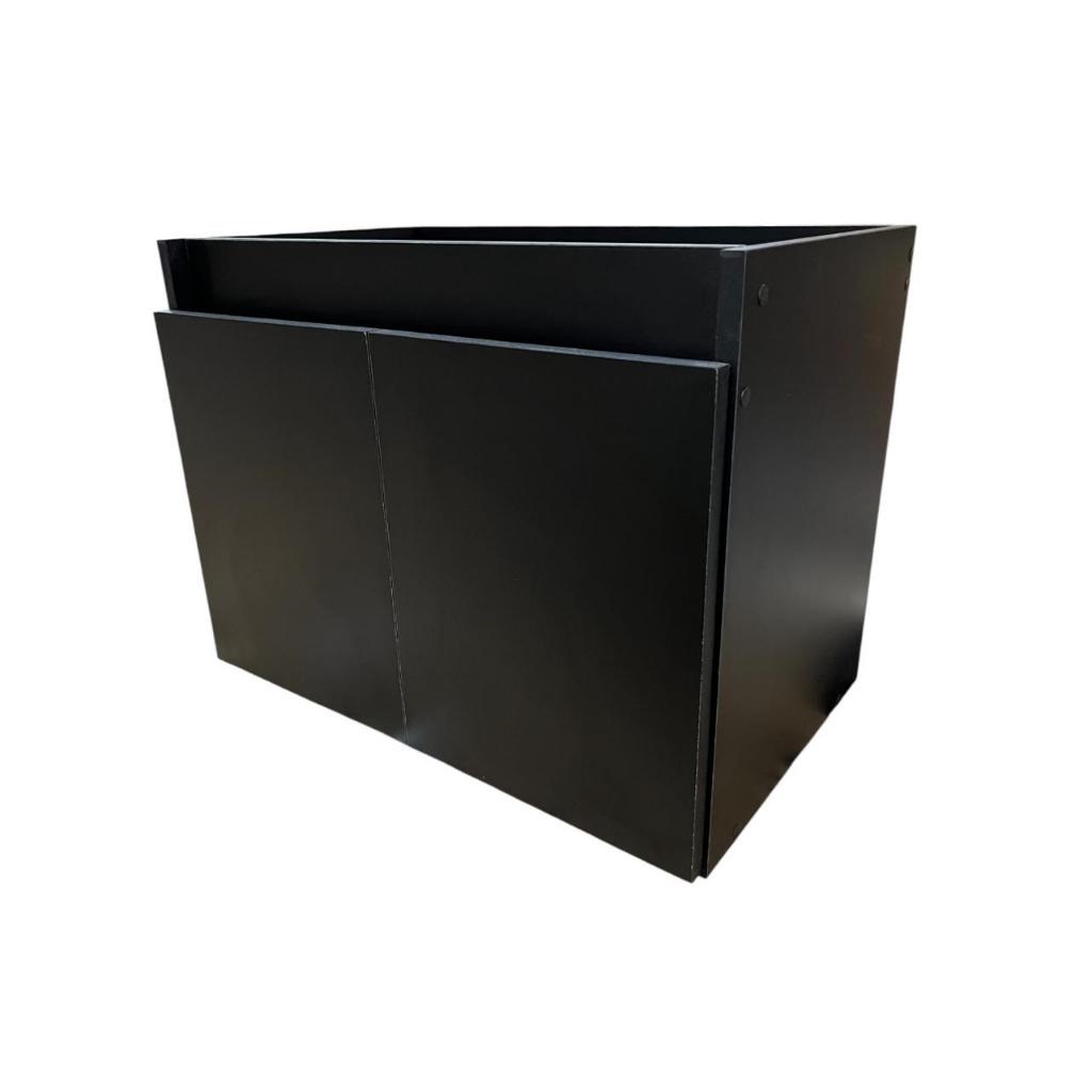 Gabinete 65Lx45AX40P Sem Puxador Cava 100 % Mdf Móveis Banheiro