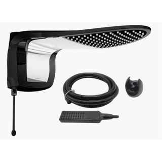 Ducha Lorenzetti Acqua Wave Ultra Preto Cromado 5500w 127v