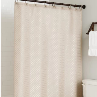 Cortina Para Box Banheiro Tecido Premium 180X180cm Poliéster Impermeável Antimofo