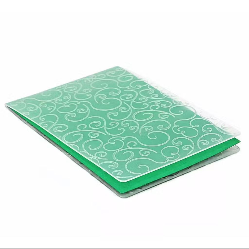Placa De Textura Alto Relevo Embossing Folder Scrapbook/ Artesanato ...