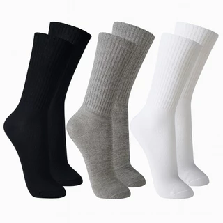 Kit 6/12/24 Pares Meia Masculina Cano Alto Sport – Algodão Confortável |Direto Da Fábrica - Sortidas