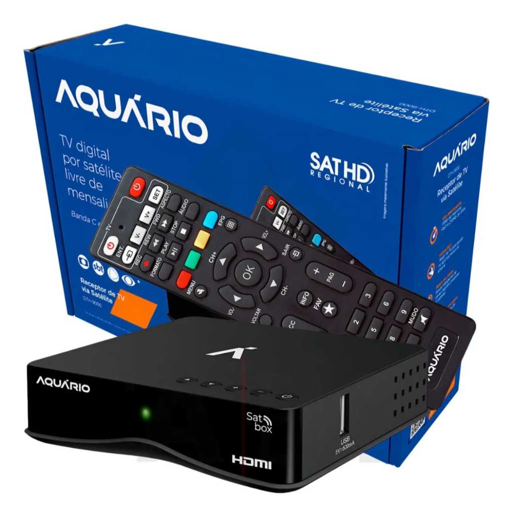 Receptor de TV via Satélite para Parabólicas Banda KU SatBox DTH-9000 ...