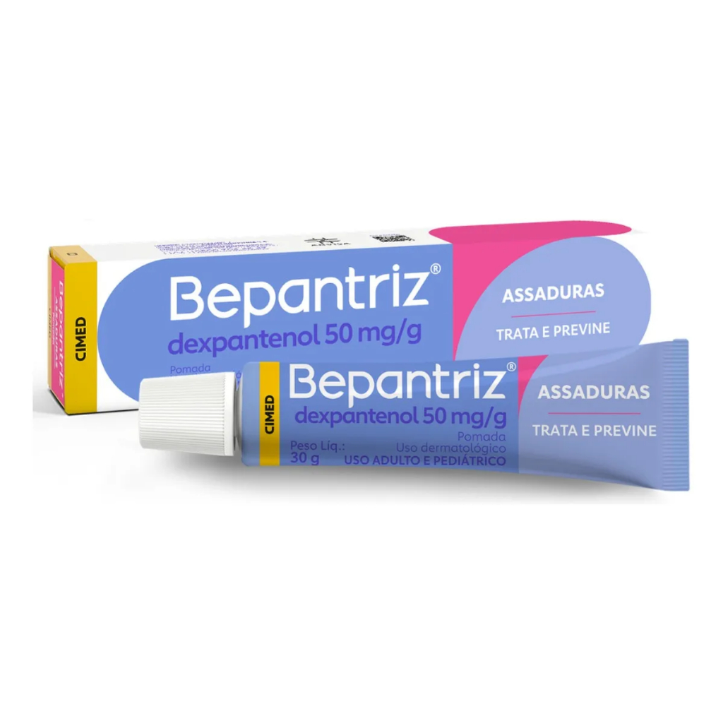 Pomada Bepantriz Assaduras 30g Cimed – Creme Dexpantenol para Prevenção ...
