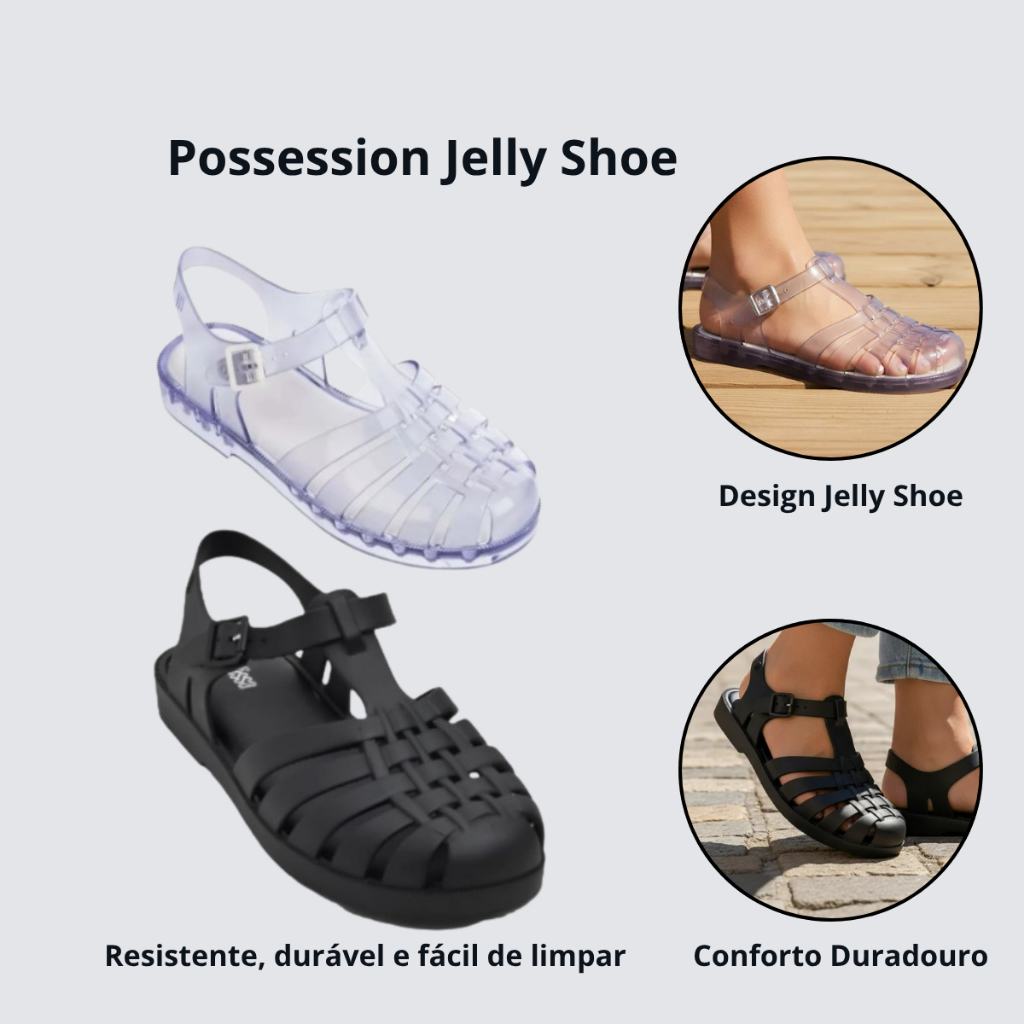 Sandália Melissa Adulto Possession Jelly Shoe - Original - Mv32408