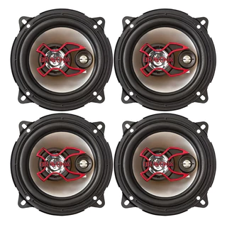 Kit 04 Alto Falantes Triaxial 5 Polegadas 200w Rms Bravox