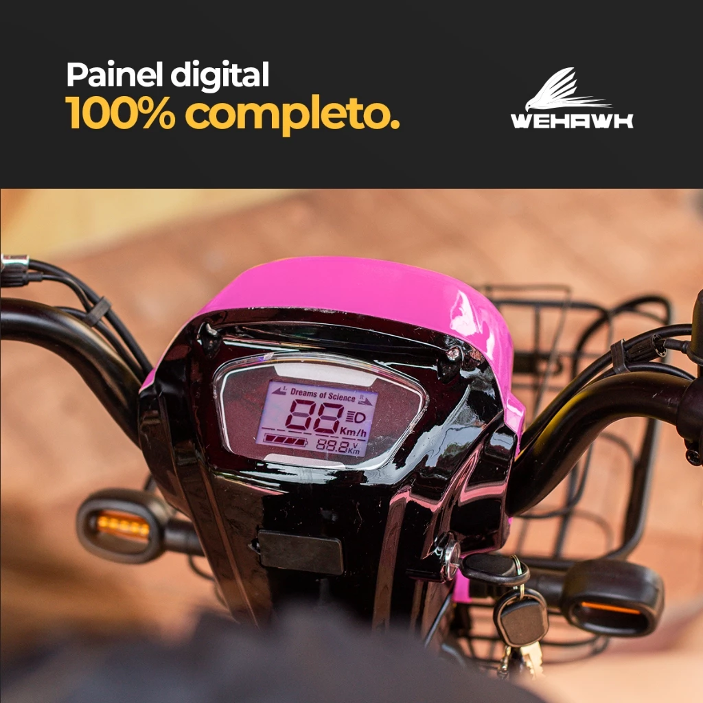 WeHawk WX-02 cesta frontal espaçosa para compras