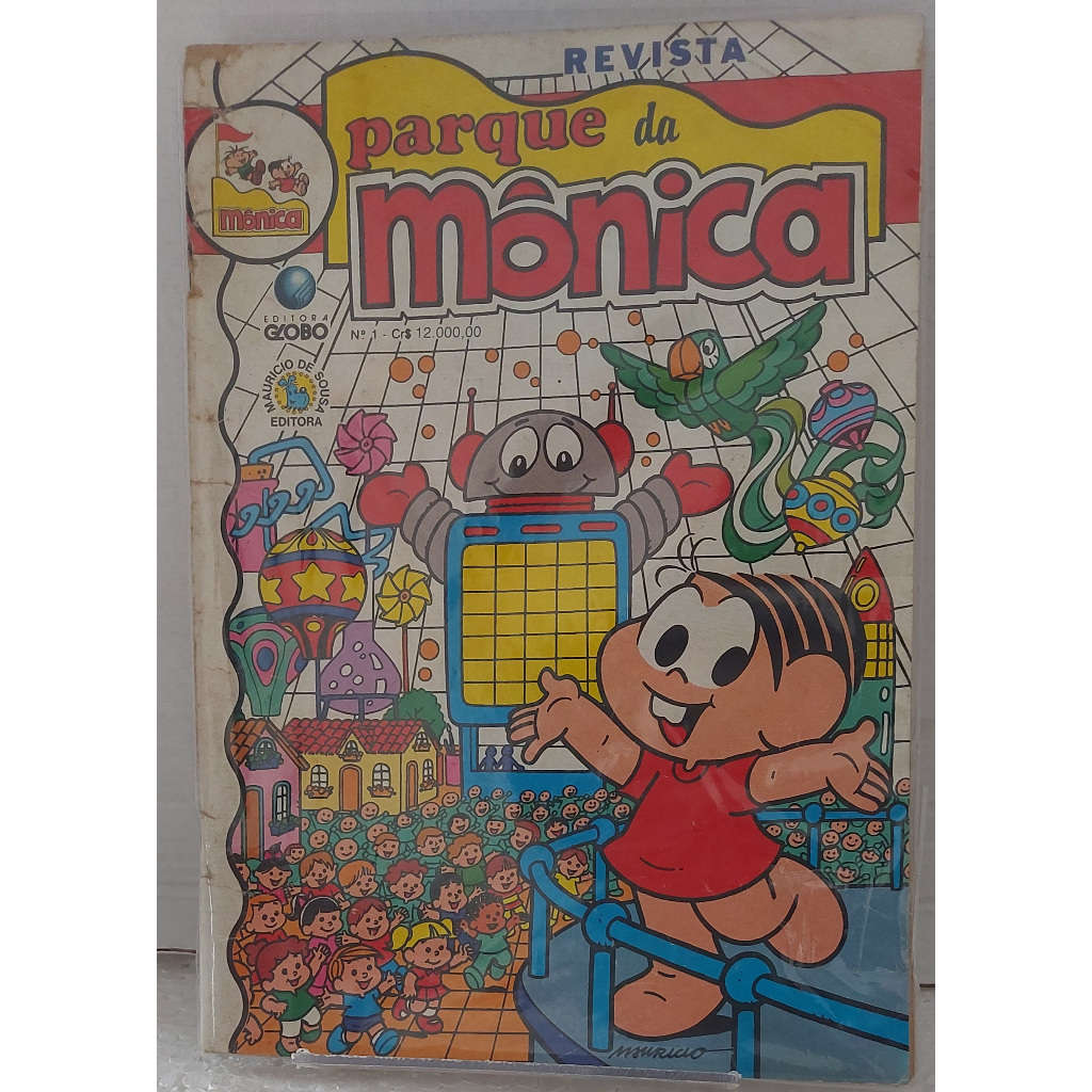 Revista Parque da Mônica 1 Janeiro/ 1993 - a Casa-Mauricio de Sousa ...