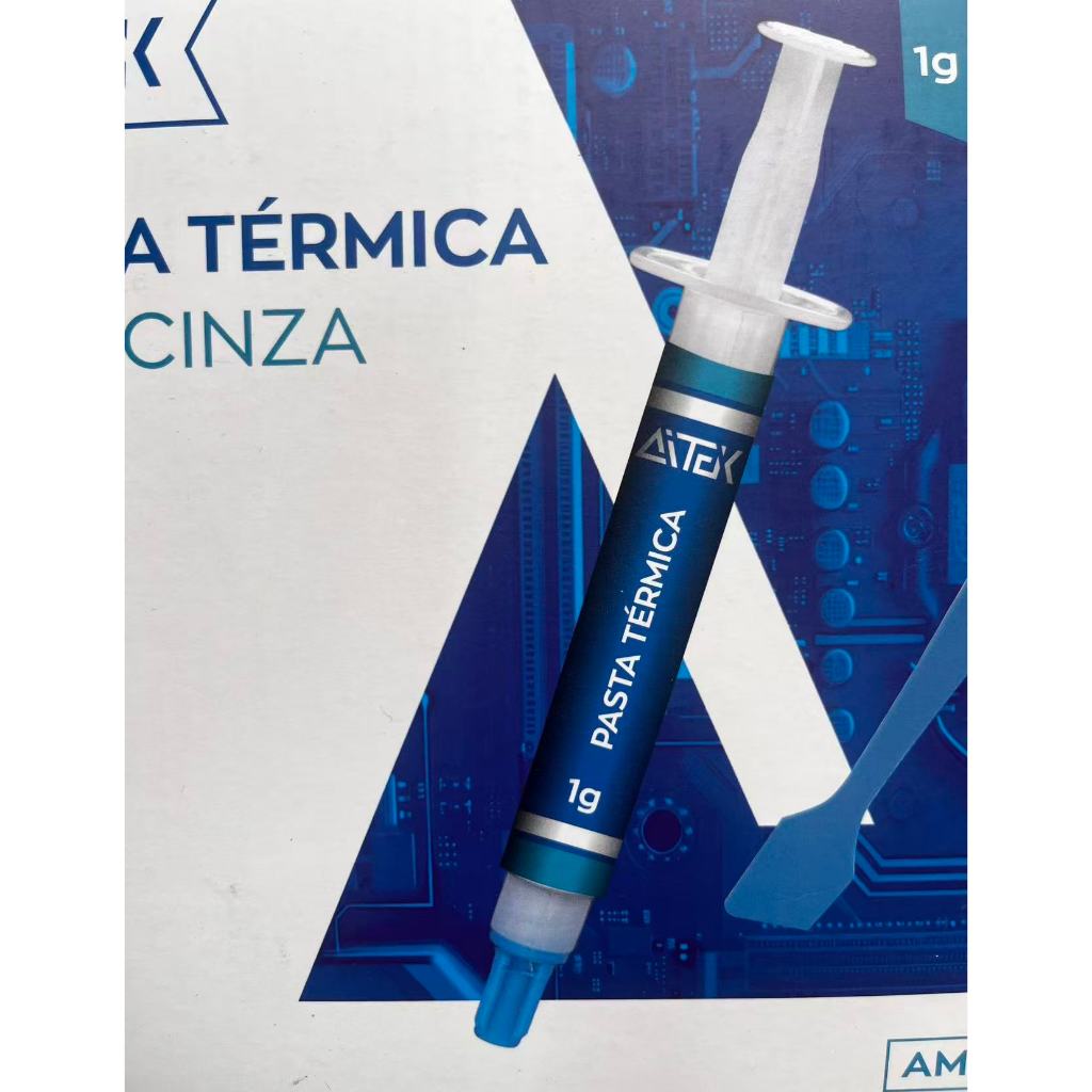 Pasta Térmica AITEK Alta condutividade 1g ou 5g 2,5w/m-k Prata ...