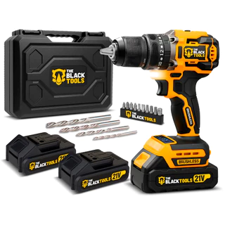 Parafusadeira Furadeira Brushless Bivolt Com 2 Baterias 21v Com Maleta E Acessórios Tb21yx