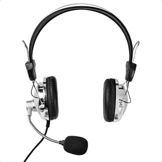 Fone De Ouvido Headphone Com Microfone Extra Bassa Fio Para Computador Escritório Home Office em Oferta na Shopee