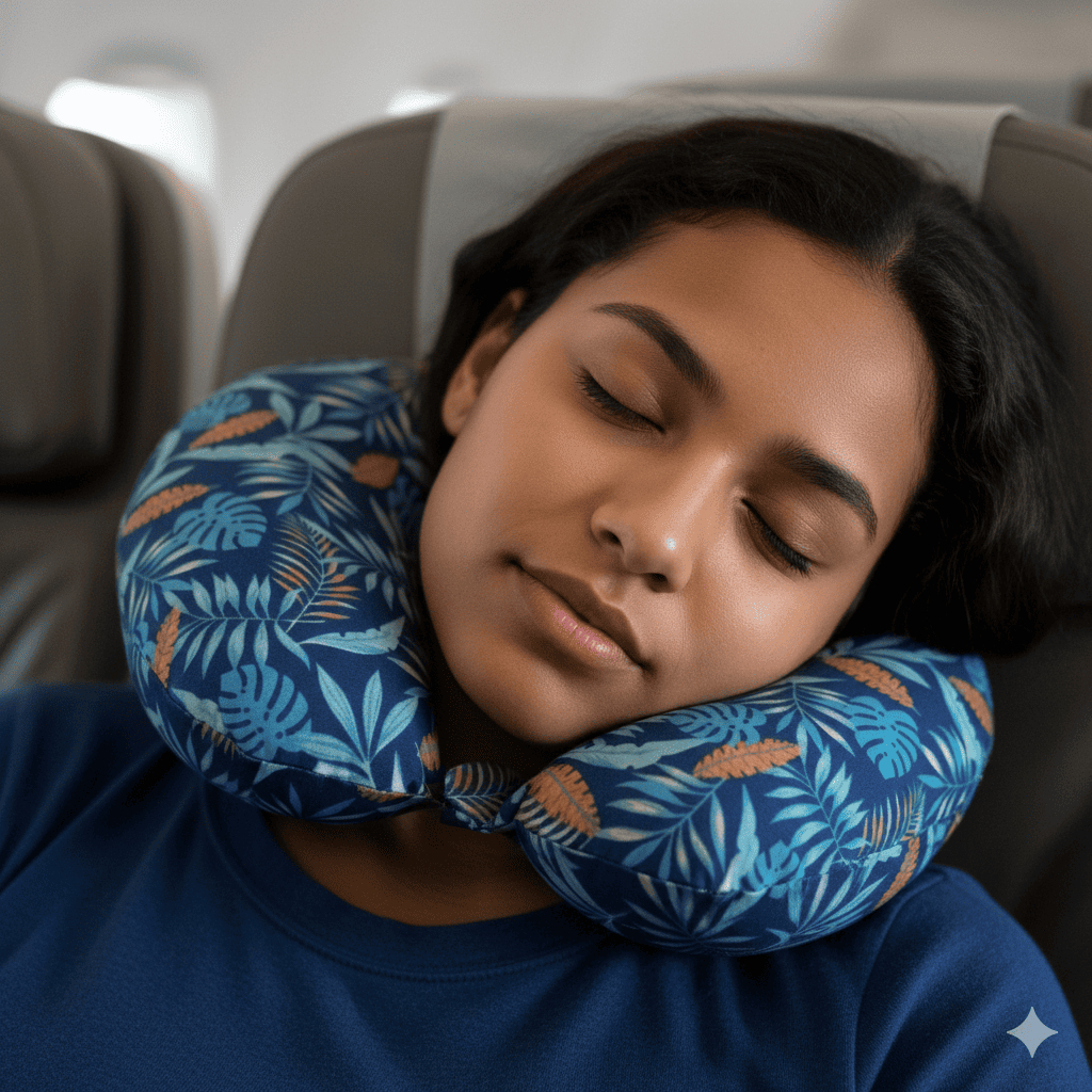 Almofada de Pescoço Traveseiro Muito Macio Confortavel Para Viagem ...