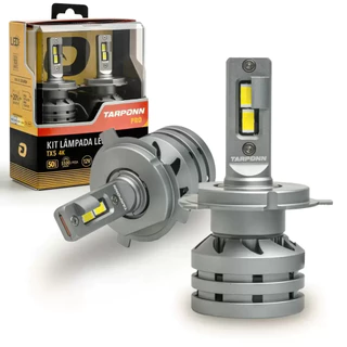 Kit Lâmpadas Led Tarponn TP-6412 TX5 Pro H4 Lumens 4000k 50w em Oferta na Shopee