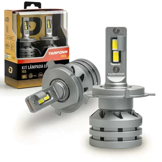 Kit Lâmpadas Led Tarponn TP-6121 TX5 Pro H4 Lumens 6000k 50w em Oferta na Shopee