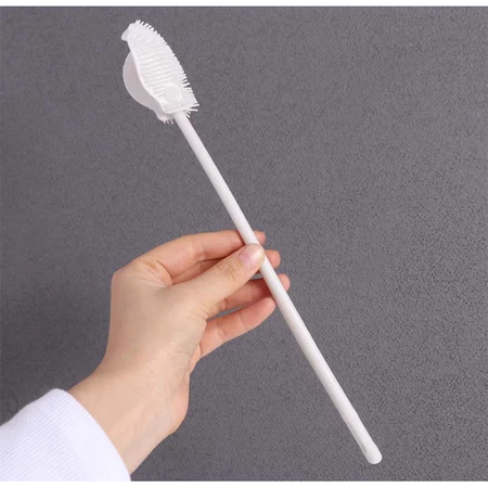 Kit 2 Escovas de Silicone Longa de Limpeza para Copos Taças Jarras Mamadeiras Multiuso