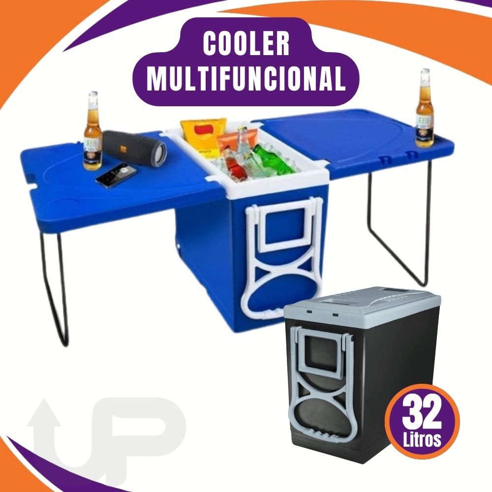 Cooler Multifuncional Super Térmica 32 Litros Casa Praia Multiuso ...