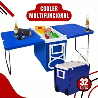 Cooler Multifuncional Super Térmica 32 Litros Casa Praia Multiuso